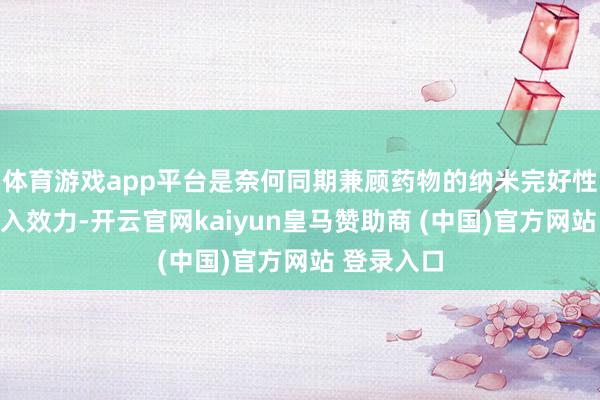 体育游戏app平台是奈何同期兼顾药物的纳米完好性、鼻腔吸入效力-开云官网kaiyun皇马赞助商 (中国)官方网站 登录入口